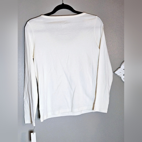 Talbots Supersoft Jersey Long Sleeve Tee - Picture 3 of 5